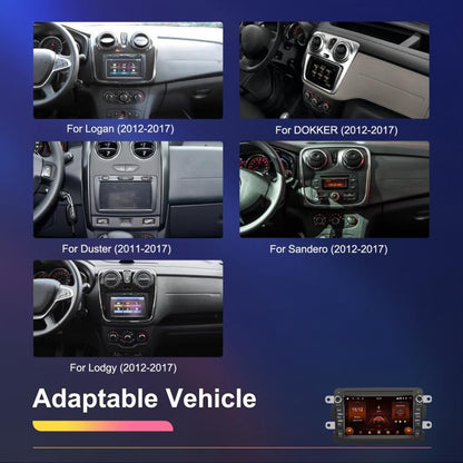 For Dacia Android 15 7 inch Wireless CarPlay Car Player Car Central Control Navigation Machine, Specification:Standard+AHD+Microphone - Car MP3 & MP4 & MP5 by buy2fix | Online Shopping UK | buy2fix