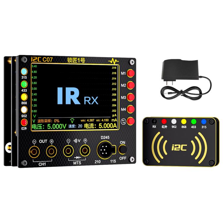 i2C C07 Locksmith No.1 Remote Control Frequency Tester Multimeter, Plug: EU Plug(Configuration 1) - Test Tools by i2C | Online Shopping UK | buy2fix