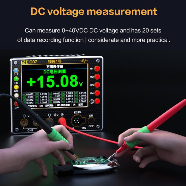 i2C C07 Locksmith No.1 Remote Control Frequency Tester Multimeter, Plug: EU Plug(Configuration 2) - Test Tools by i2C | Online Shopping UK | buy2fix