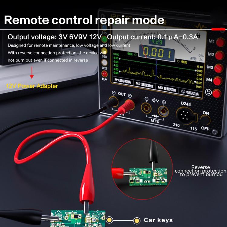 i2C C07 Locksmith No.1 Remote Control Frequency Tester Multimeter, Plug: EU Plug(Configuration 2) - Test Tools by i2C | Online Shopping UK | buy2fix