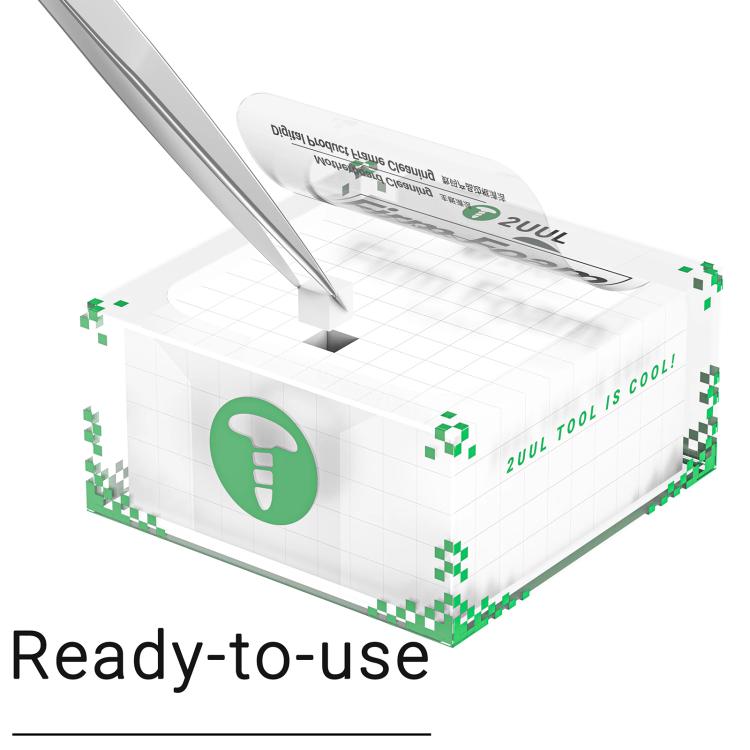 2uul 500 in 1 SC07 7x7x7mm Firm Foam High-Density Spong - Dust Remove Tool by 2UUL | Online Shopping UK | buy2fix