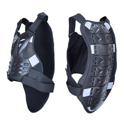 GHOST RACING GH-HJY08 Motorcycle Armor Vest Chest Protector Riding Hard Shell Clothes, Size:L(Black) - Protective Gear by GHOST RACING | Online Shopping UK | buy2fix