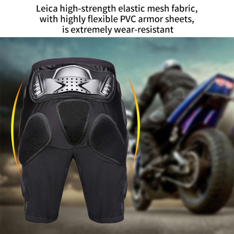 GHOST RACING K062 Off-road Motorcycle Armor Pants Racing Riding Anti-fall Hip Protector, Size:M(Black) - Protective Gear by GHOST RACING | Online Shopping UK | buy2fix