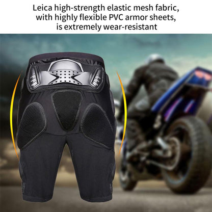 GHOST RACING K062 Off-road Motorcycle Armor Pants Racing Riding Anti-fall Hip Protector, Size:M(Black) - Protective Gear by GHOST RACING | Online Shopping UK | buy2fix