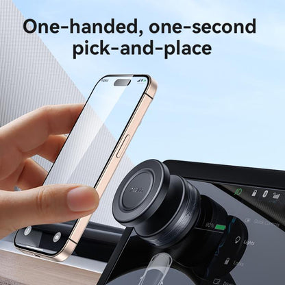 Yesido C224 Electric Vacuum Suction Cup MagSafe Car Mount with 360 Degree Rotating Base(Black) - Universal Car Holders by Yesido | Online Shopping UK | buy2fix