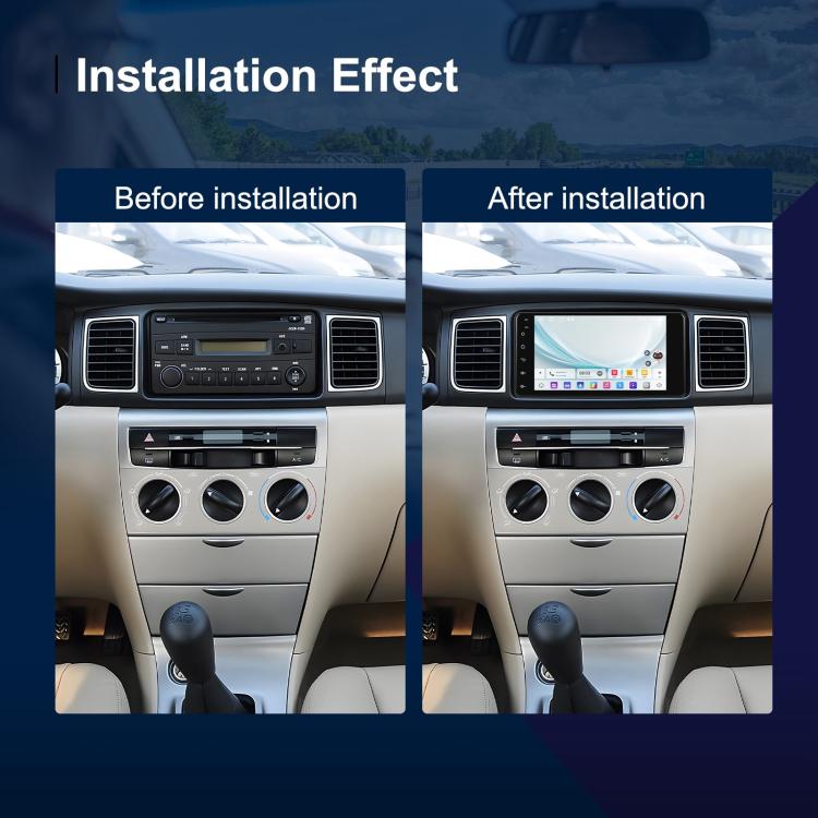 For Toyota COROLLA Android 15 7 inch Wireless CarPlay Car Player Car Central Control Navigation Machine, Specification:Standard+AHD+Microphone - Car MP3 & MP4 & MP5 by buy2fix | Online Shopping UK | buy2fix