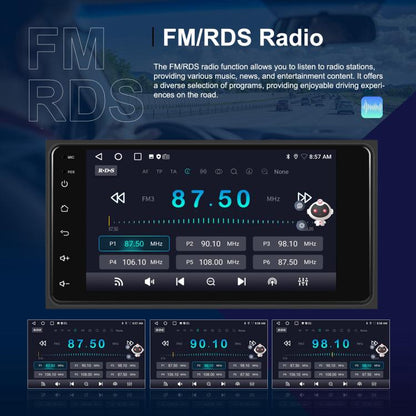 For Toyota COROLLA Android 15 7 inch Wireless CarPlay Car Player Car Central Control Navigation Machine, Specification:Standard+AHD+Microphone - Car MP3 & MP4 & MP5 by buy2fix | Online Shopping UK | buy2fix