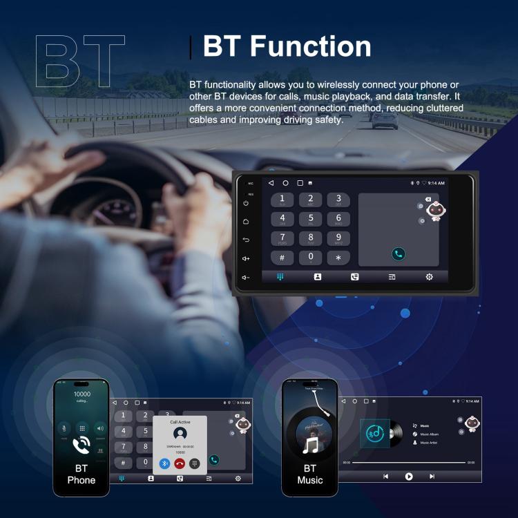 For Toyota COROLLA Android 15 7 inch Wireless CarPlay Car Player Car Central Control Navigation Machine, Specification:Standard+AHD+Microphone - Car MP3 & MP4 & MP5 by buy2fix | Online Shopping UK | buy2fix