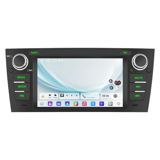 For BMW 3 Series E90 Android 15 7 inch Car CarPlay Car Navigation Reversing Image Integrated Machine, Specification:Standard+AHD+Microphone