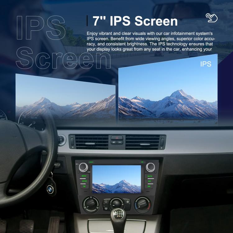 For BMW 3 Series E90 Android 15 7 inch Car CarPlay Car Navigation Reversing Image Integrated Machine, Specification:Standard - Car MP3 & MP4 & MP5 by buy2fix | Online Shopping UK | buy2fix