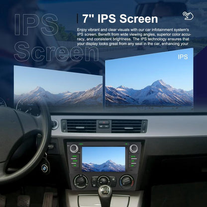 For BMW 3 Series E90 Android 15 7 inch Car CarPlay Car Navigation Reversing Image Integrated Machine, Specification:Standard+AHD+Microphone - Car MP3 & MP4 & MP5 by buy2fix | Online Shopping UK | buy2fix