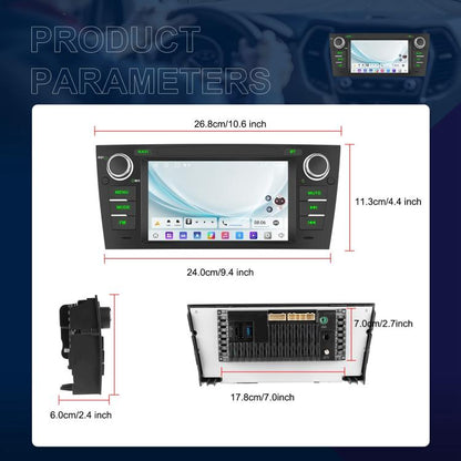 For BMW 3 Series E90 Android 15 7 inch Car CarPlay Car Navigation Reversing Image Integrated Machine, Specification:Standard+AHD+Microphone - Car MP3 & MP4 & MP5 by buy2fix | Online Shopping UK | buy2fix