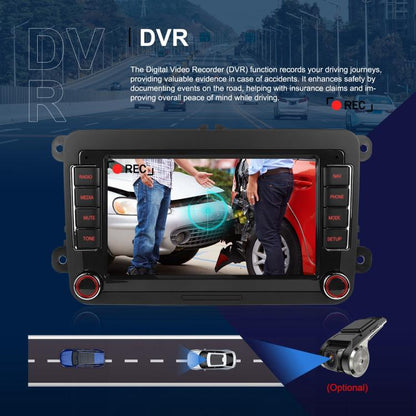 For Volkswagen Android 15 7 inch Horizontal Screen Car Player Car Central Control Navigation, Specification:Standard+AHD+Microphone - Car MP3 & MP4 & MP5 by buy2fix | Online Shopping UK | buy2fix