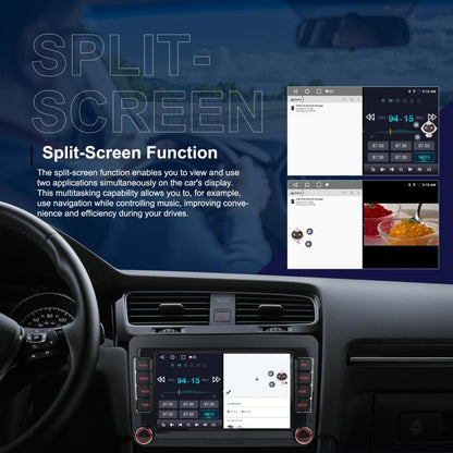 For Volkswagen Android 15 7 inch Horizontal Screen Car Player Car Central Control Navigation with Dual USB Ports, Specification:Standard+AHD+Microphone - Car MP3 & MP4 & MP5 by buy2fix | Online Shopping UK | buy2fix