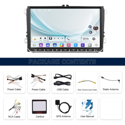 For Volkswagen Android 15 9 inch Screen Car Player Car Central Control Navigation, Specification:Standard+AHD+Microphone - Car MP3 & MP4 & MP5 by buy2fix | Online Shopping UK | buy2fix