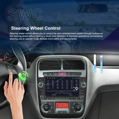 For Fiat Punto 2005-2009 Android 15 7 inch 2G+64G Car Central Control Audio Video Navigation, Specification:Standard - Car MP3 & MP4 & MP5 by buy2fix | Online Shopping UK | buy2fix