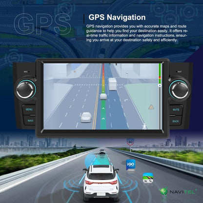 For Fiat Punto 2005-2009 Android 15 7 inch 4G+64G Car Central Control Audio Video Navigation, Specification:Standard - Car MP3 & MP4 & MP5 by buy2fix | Online Shopping UK | buy2fix