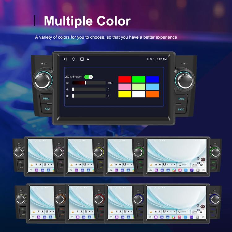 For Fiat Punto 2005-2009 Android 15 7 inch 4G+64G Car Central Control Audio Video Navigation, Specification:Standard - Car MP3 & MP4 & MP5 by buy2fix | Online Shopping UK | buy2fix