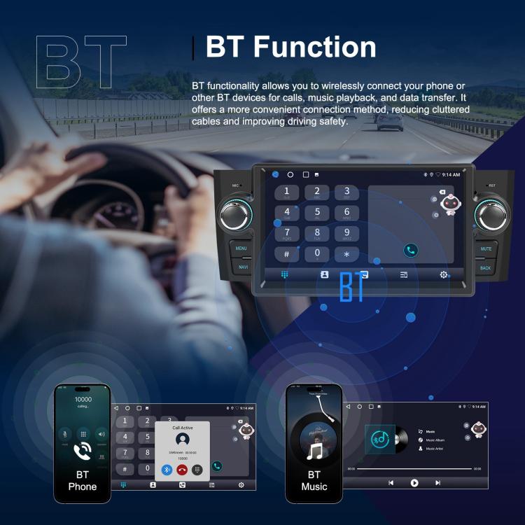 For Fiat Punto 2005-2009 Android 15 7 inch 4G+64G Car Central Control Audio Video Navigation, Specification:Standard - Car MP3 & MP4 & MP5 by buy2fix | Online Shopping UK | buy2fix