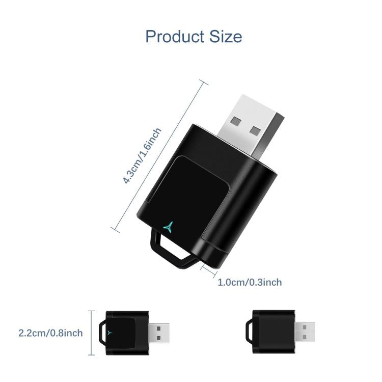 Car CarPlay and Android Auto Wired to Wireless Smart Box USB Adapter(Black) - Bluetooth Adapters by buy2fix | Online Shopping UK | buy2fix