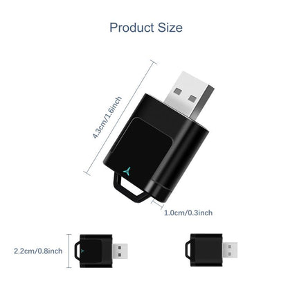 Car CarPlay and Android Auto Wired to Wireless Smart Box USB Adapter(Black) - Bluetooth Adapters by buy2fix | Online Shopping UK | buy2fix