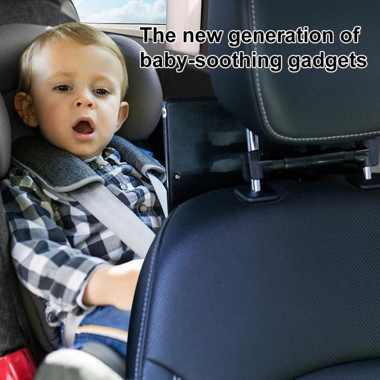 ZY-TZ04P Car Headrest Phone & Tablet Holder(Black) - Universal Car Holders by buy2fix | Online Shopping UK | buy2fix