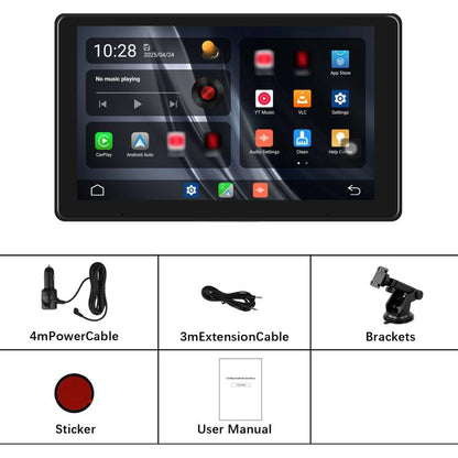 9 inch Android 15 2G+32G Car Reversing Display Monitor Screen Without Rear View Camera WiFi Version(Black) - Car Monitor by buy2fix | Online Shopping UK | buy2fix
