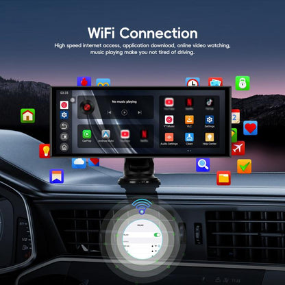 9 inch Android 15 2G+32G Car Reversing Display Monitor Screen Without Rear View Camera WiFi Version(Black) - Car Monitor by buy2fix | Online Shopping UK | buy2fix