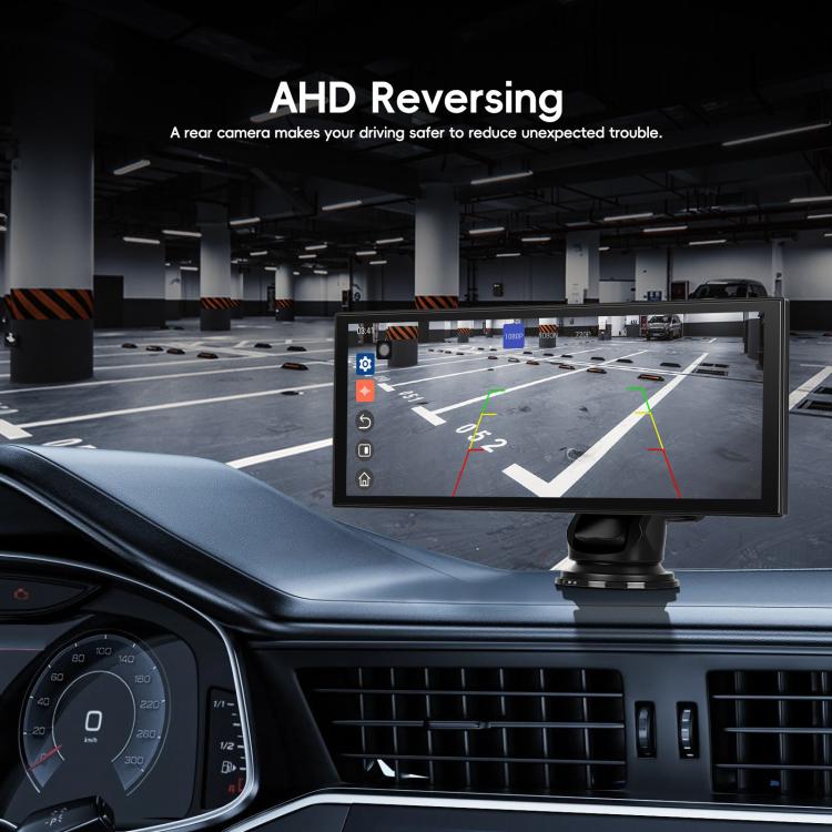 10.1 inch Android 15 2G+32G Car Reversing Display Monitor Screen Without Rear View Camera WiFi Version(Black) - Car Monitor by buy2fix | Online Shopping UK | buy2fix