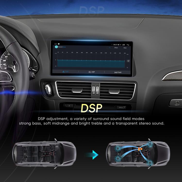 For Audi Q5 2009-2019 Android 15 10.33 inch 2G+64G Car Central Control Audio Video Navigation, Specification:Standard+AHD+Microphone - Car MP3 & MP4 & MP5 by buy2fix | Online Shopping UK | buy2fix