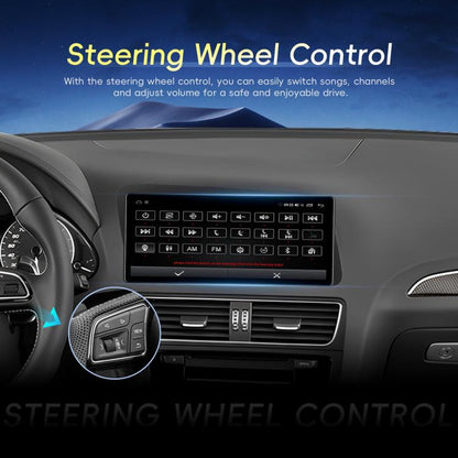 For Audi Q5 2009-2019 Android 15 10.33 inch 2G+64G Car Central Control Audio Video Navigation, Specification:Standard+AHD+Microphone - Car MP3 & MP4 & MP5 by buy2fix | Online Shopping UK | buy2fix
