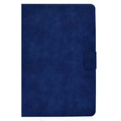For Samsung Galaxy Tab S8 / Galaxy Tab S7 11.0 T870 Cowhide Texture Horizontal Flip Leather Case with Holder & Card Slots & Sleep / Wake-up(Blue) by buy2fix