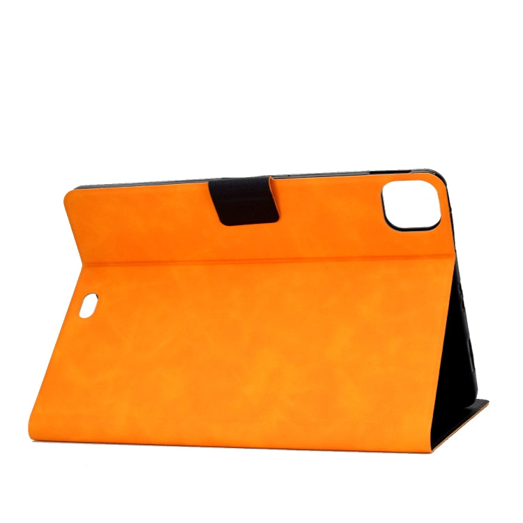 For iPad Air 2020 10.9 Cowhide Texture Horizontal Flip Leather Case with Holder & Card Slots & Sleep / Wake-up(Khaki) - iPad Air (2022) / (2020) 10.9 Cases by buy2fix | Online Shopping UK | buy2fix
