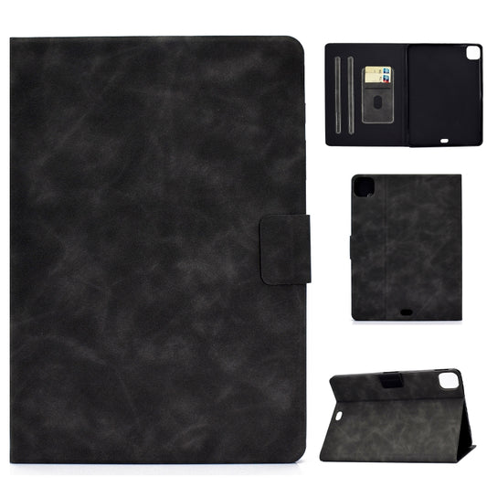 For iPad Air 2020 10.9 Cowhide Texture Horizontal Flip Leather Case with Holder & Card Slots & Sleep / Wake-up(Grey) - iPad Air (2022) / (2020) 10.9 Cases by buy2fix | Online Shopping UK | buy2fix