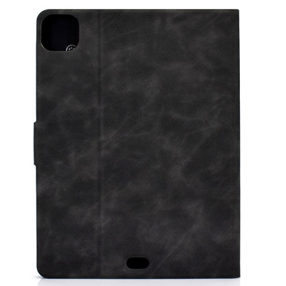 For iPad Air 2020 10.9 Cowhide Texture Horizontal Flip Leather Case with Holder & Card Slots & Sleep / Wake-up(Grey) - iPad Air (2022) / (2020) 10.9 Cases by buy2fix | Online Shopping UK | buy2fix