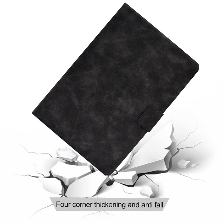 For iPad Air 2020 10.9 Cowhide Texture Horizontal Flip Leather Case with Holder & Card Slots & Sleep / Wake-up(Grey) - iPad Air (2022) / (2020) 10.9 Cases by buy2fix | Online Shopping UK | buy2fix
