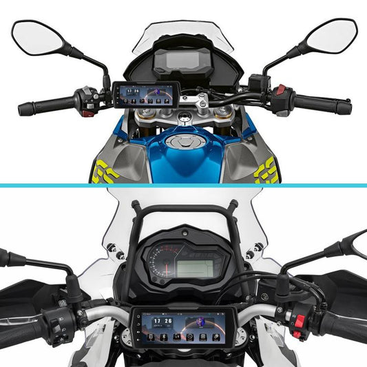 Portable Motorcycle Wireless CarPlay and Android Auto 6.86 inch HD Screen Waterproof Navigator(Black) - Electrical Instruments by buy2fix | Online Shopping UK | buy2fix