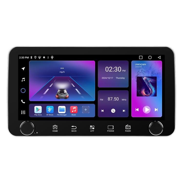 10.36 inch Screen Android 15 Car CarPlay Navigation Integrated Machine with Dual Knob, Specification:Standard - Car MP3 & MP4 & MP5 by buy2fix | Online Shopping UK | buy2fix