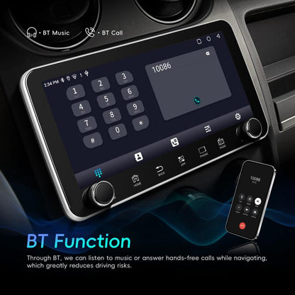 10.36 inch Screen Android 15 Car CarPlay Navigation Integrated Machine with Dual Knob, Specification:Standard+AHD+Microphone - Car MP3 & MP4 & MP5 by buy2fix | Online Shopping UK | buy2fix