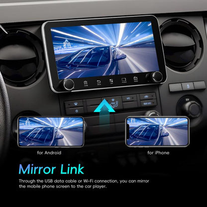 10.36 inch Screen Android 15 Car CarPlay Navigation Integrated Machine with Dual Knob, Specification:Standard+AHD+Microphone - Car MP3 & MP4 & MP5 by buy2fix | Online Shopping UK | buy2fix