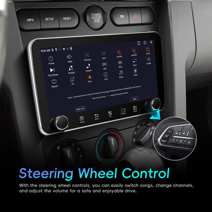 10.36 inch Screen Android 15 Car CarPlay Navigation Integrated Machine with Dual Knob, Specification:Standard - Car MP3 & MP4 & MP5 by buy2fix | Online Shopping UK | buy2fix