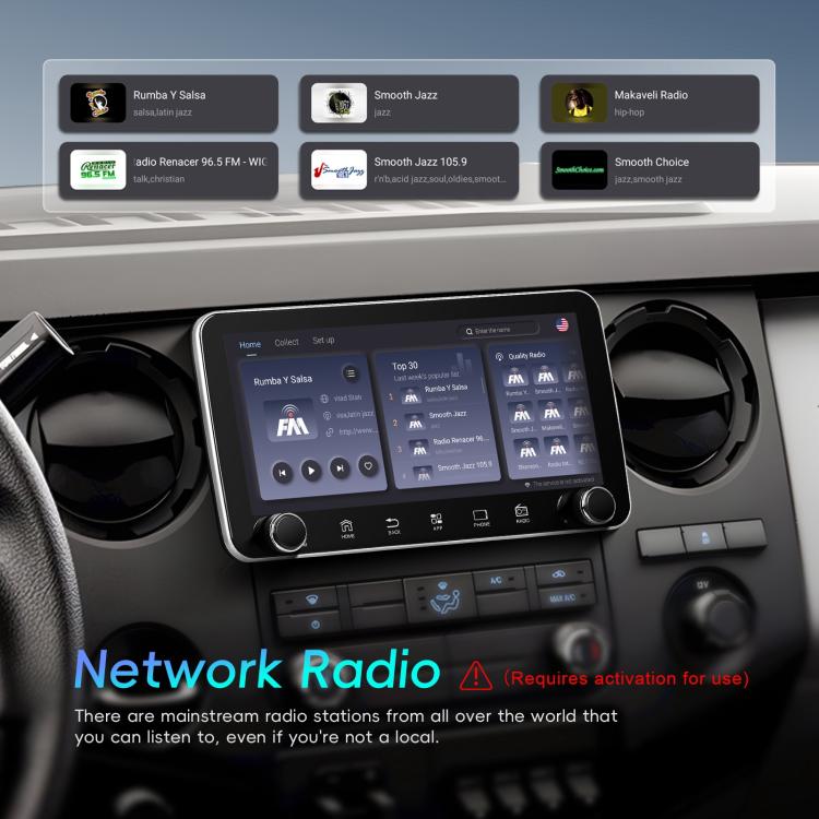 10.36 inch Screen Android 15 Car CarPlay Navigation Integrated Machine with Dual Knob, Specification:Standard - Car MP3 & MP4 & MP5 by buy2fix | Online Shopping UK | buy2fix