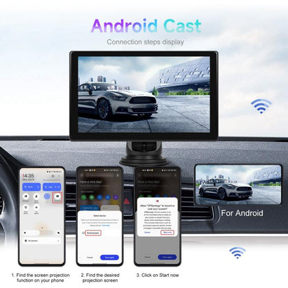 9 inch Car Wireless CarPlay and Android Auto Car HD Navigation Display, Specification:Standard - Car MP3 & MP4 & MP5 by buy2fix | Online Shopping UK | buy2fix