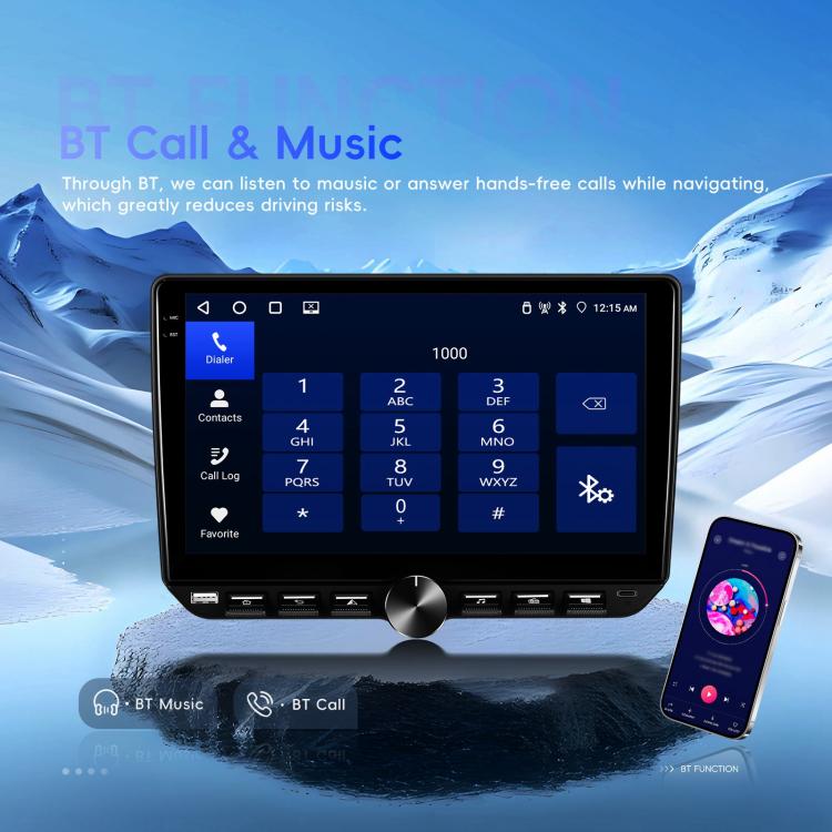 10 inch Screen Android 15 Car Navigation Audio Video Integrated Machine, Specification:Standard+AHD+Microphone - Car MP3 & MP4 & MP5 by buy2fix | Online Shopping UK | buy2fix