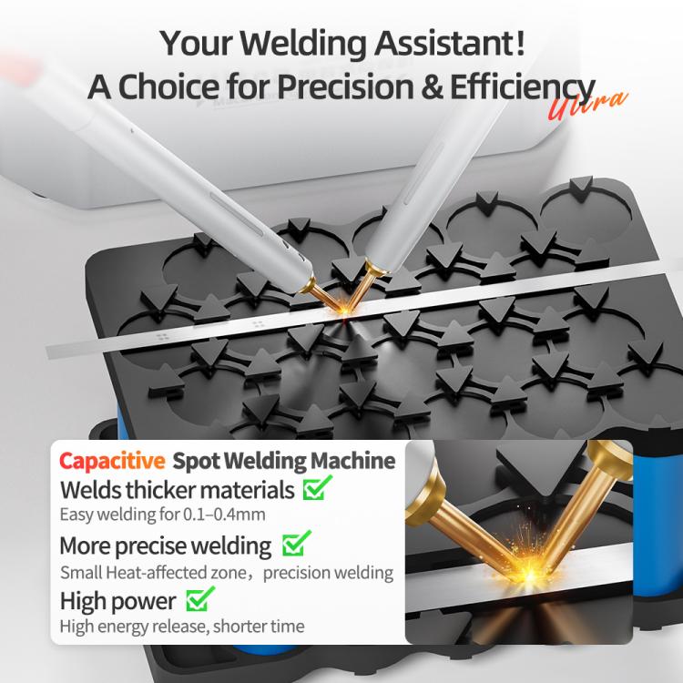 Qianli Macaron Ultra Capacitive Battery Spot Welding Machine for 0.1-0.4mm Thick Nickel Sheet, Plug:US Plug - Others by QIANLI | Online Shopping UK | buy2fix