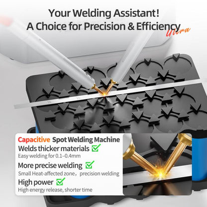 Qianli Macaron Ultra Capacitive Battery Spot Welding Machine for 0.1-0.4mm Thick Nickel Sheet, Plug:US Plug - Others by QIANLI | Online Shopping UK | buy2fix