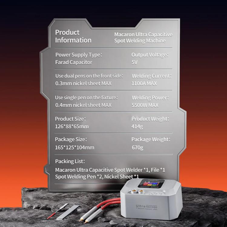 Qianli Macaron Ultra Capacitive Battery Spot Welding Machine for 0.1-0.4mm Thick Nickel Sheet, Plug:US Plug - Others by QIANLI | Online Shopping UK | buy2fix