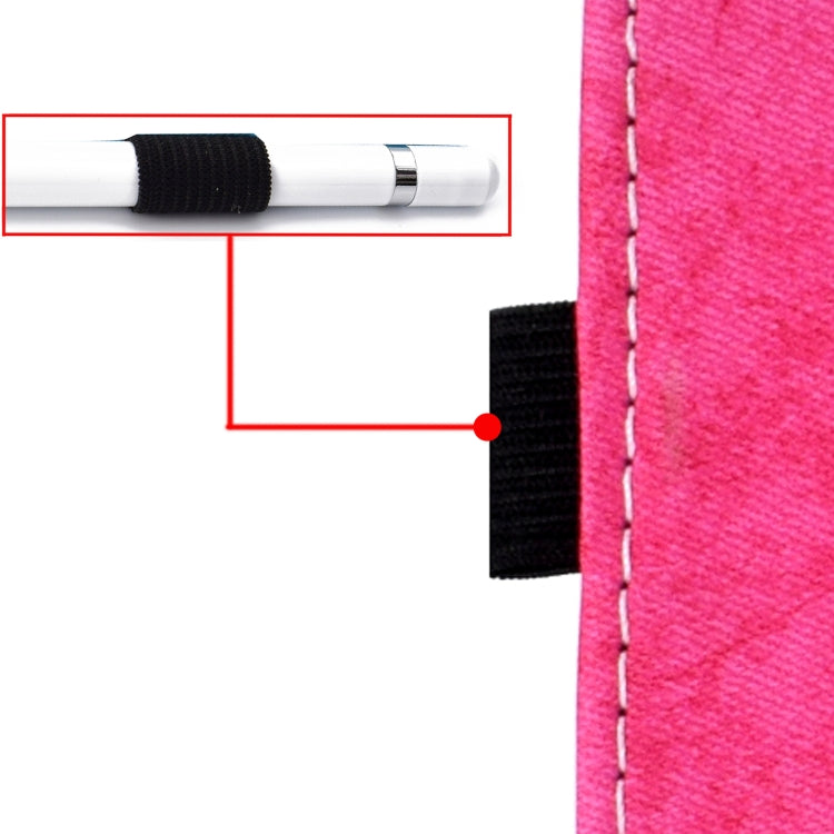 For iPad Air 2020 10.9 Marble Style Cloth Texture Leather Case with Bracket & Card Slot & Pen Slot & Anti Skid Strip(Rose Red) - iPad Air (2022) / (2020) 10.9 Cases by buy2fix | Online Shopping UK | buy2fix
