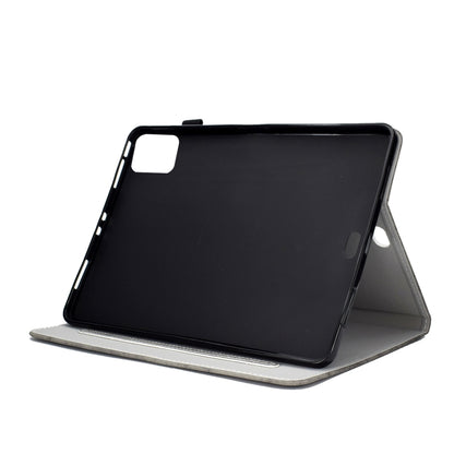 For iPad Air 2020 10.9 Marble Style Cloth Texture Leather Case with Bracket & Card Slot & Pen Slot & Anti Skid Strip(Grey) - iPad Air (2022) / (2020) 10.9 Cases by buy2fix | Online Shopping UK | buy2fix