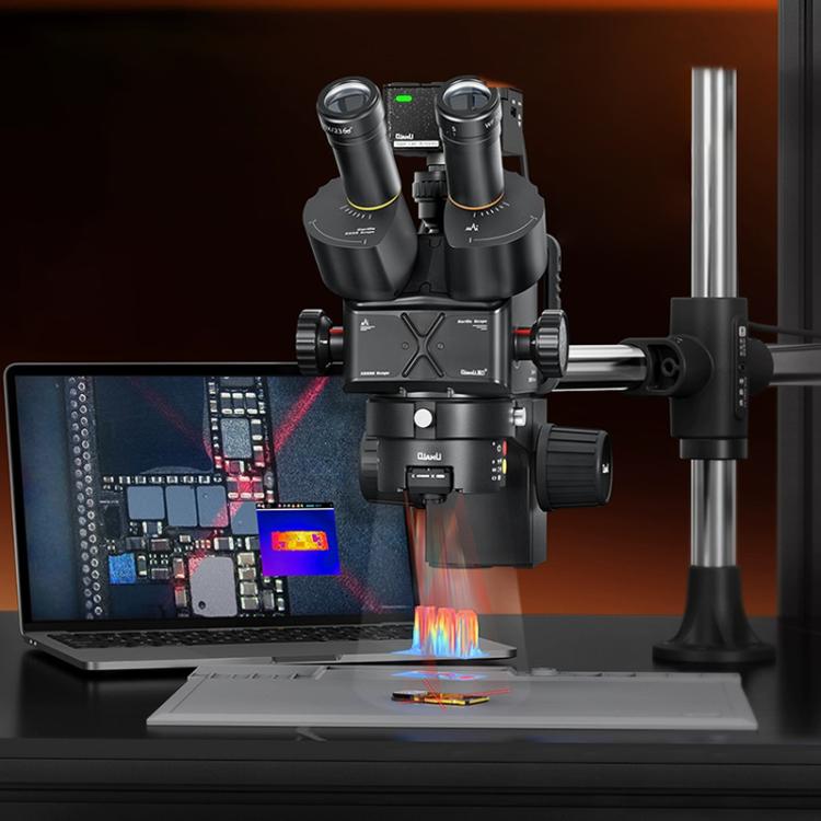 QianLi 6558 6.5X-58X Gorilla Trinocular Microscope, Plug:EU Plug - Microscope Magnifier Series by QIANLI | Online Shopping UK | buy2fix